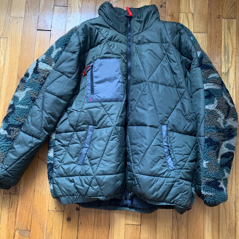 EV1 Camo fleece coat jacket